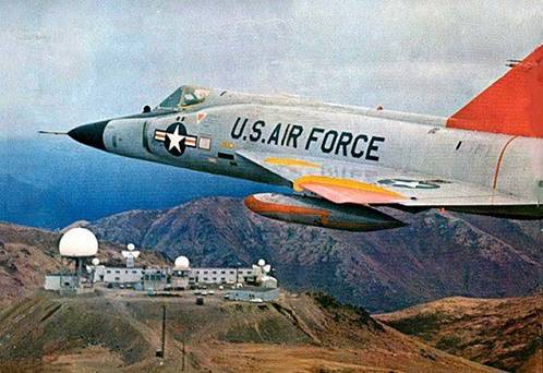 U.S. Air Force jet over Nike IFC in Alaska