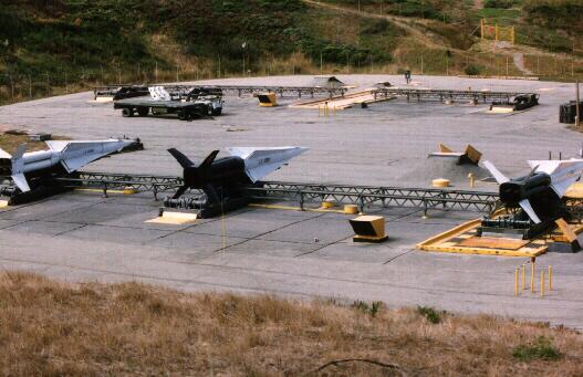 Launch site entrance gate
