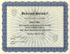 Nike Historical Society membership certificate