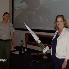 donated model missile