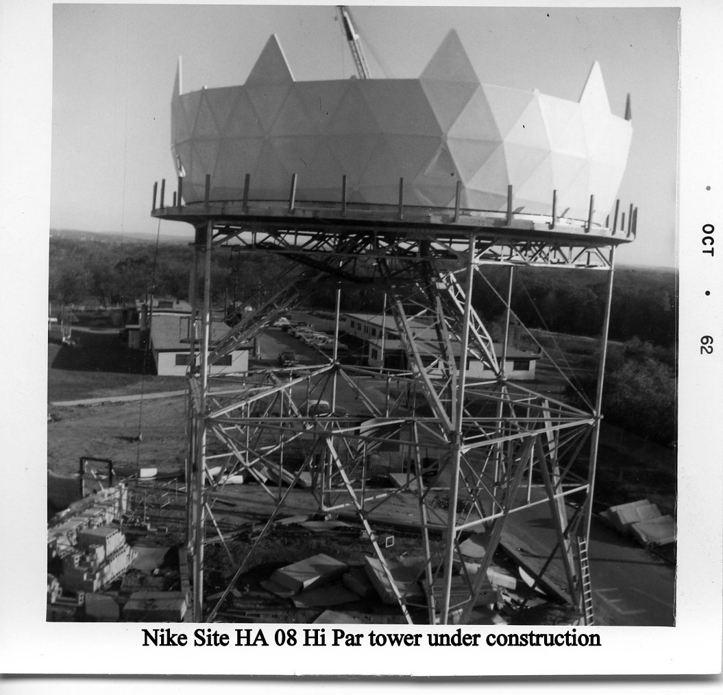 Nike site HA-08 high par tower under construction